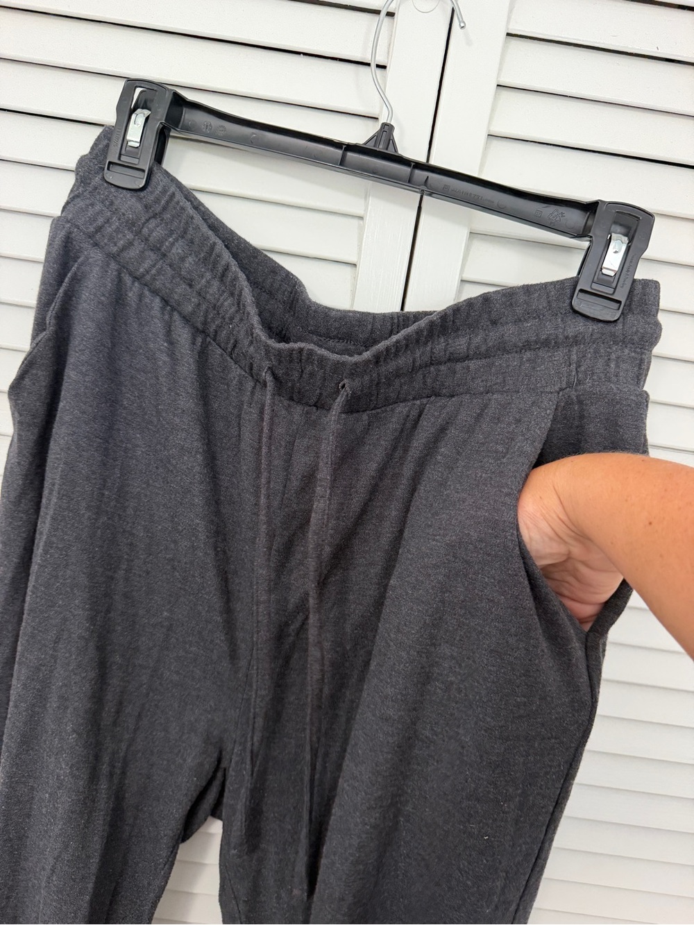 Zenana Outfitters Charcoal Two-Piece Lounge Top & Joggers Size XL - Picture 7 of 8